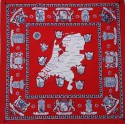 Rode zakdoek - Nederland - 52 x 52 cm