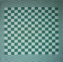 theedoek/pompdoek - groen geblokt - 65 x 65 cm