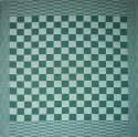 theedoek/pompdoek - groen geblokt - 65 x 65 cm