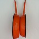 koekenpan - oranje - 19 cm - emaille steel