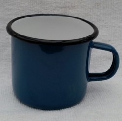 drinkmok - blauw - 8 cm