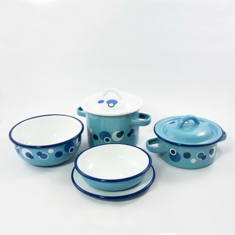 set - baby - blauw - 7 delig