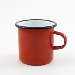 beschadigde - drinkmok - rood - 7 cm