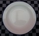 diep bord - wit met blauwe rand - 23 cm