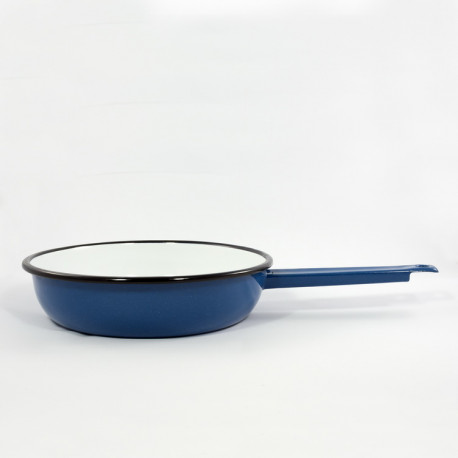koekenpan - blauw & spikkeltjes - 22 cm
