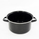kookpan - zwart- 2,5 liter - glazen deksel