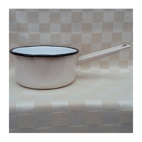 steelpan - creme - 1 liter - met tuitje