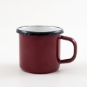 beschadigd - espresso kopje / drinkmok kids - RILLY - donkerrood - 6 cm