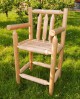 luxe barkruk / verhoogde stoel - 'Henry' - rondhout