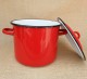 kookpan - rood - 6 liter