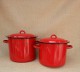 kookpan - rood - 6 liter