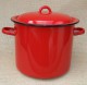 kookpan - rood - 6 liter