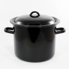 kookpan - zwart - 8 liter