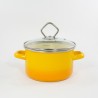 kookpan - AMSTERDAM - lichtblauw & creme - 3 liter - lichtblauw & creme - glazen deksel