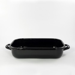 ovenschaal - zwart - 26cmx16cm - (nr. 1)