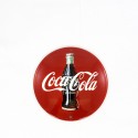 beschadigd - reclamebord rond - Coca Cola - 13 cm doorsnede