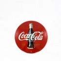 beschadigd - reclamebord rond - Coca Cola - 13 cm doorsnede