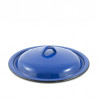tweedehands - beschadigd - deksel - blauw -
