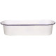 brood en cakevorm - HOLLAND - wit met donkerblauwe rand - 32 cmx15cm