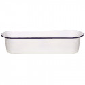 brood en cakevorm - HOLLAND - wit met donkerblauwe rand - 32 cm