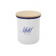 voorraadpot 'Mehl' - HOLLAND- wit met blauw -